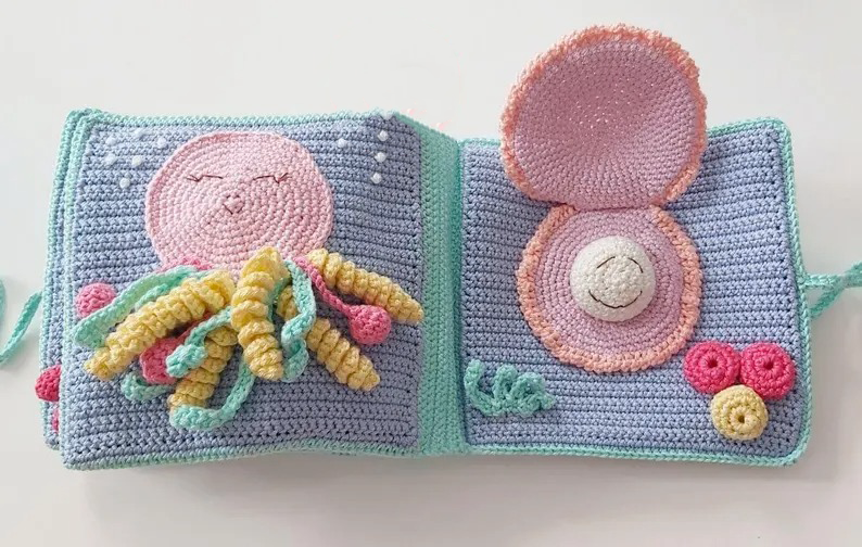 Seaside Quiet Book Crochet Pattern Free