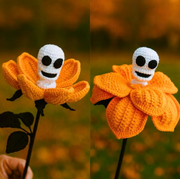 Zombie Flower Bouquet Crochet PATTERN Halloween Bundle