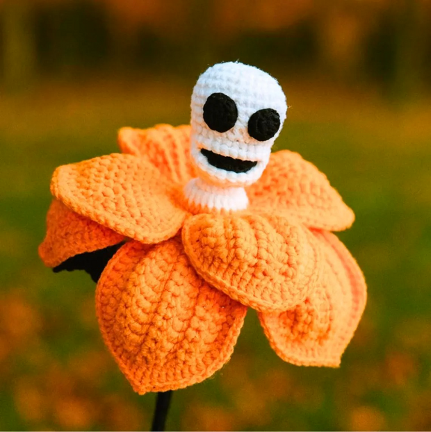 Zombie Flower Bouquet Crochet PATTERN Halloween Bundle