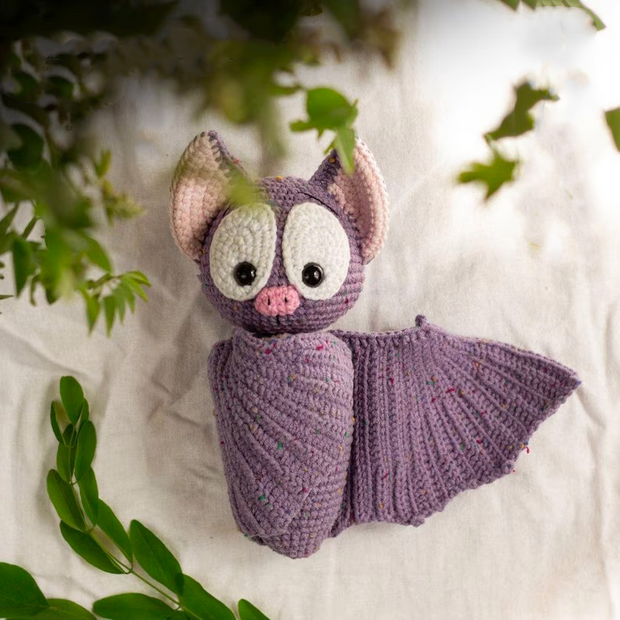 Crochet Halloween bat pattern