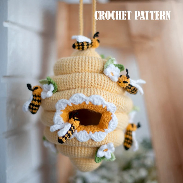 Bee hive Crochet Pattern