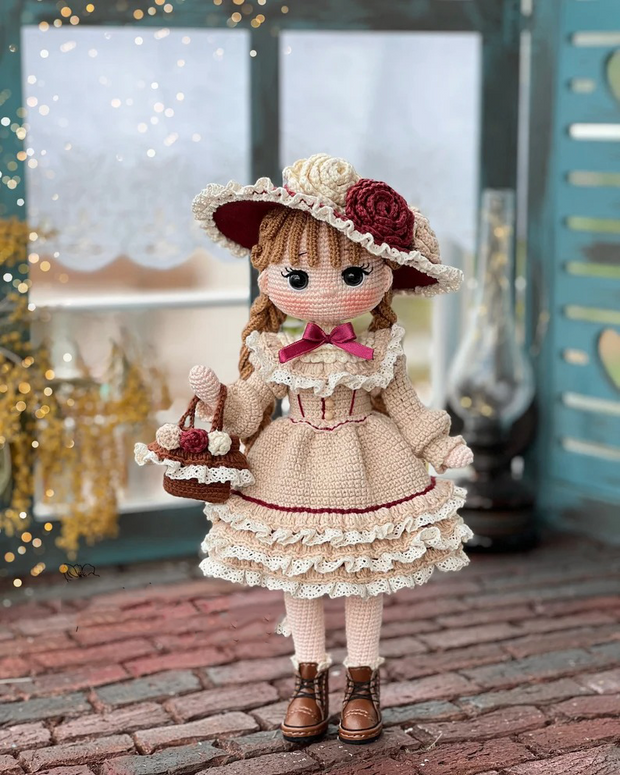 Josephine doll english pattern vintage doll pattern