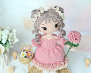 CLARA the Carnation Girl, Doll Pattern