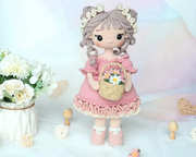 CLARA the Carnation Girl, Doll Pattern