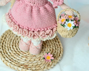 CLARA the Carnation Girl, Doll Pattern