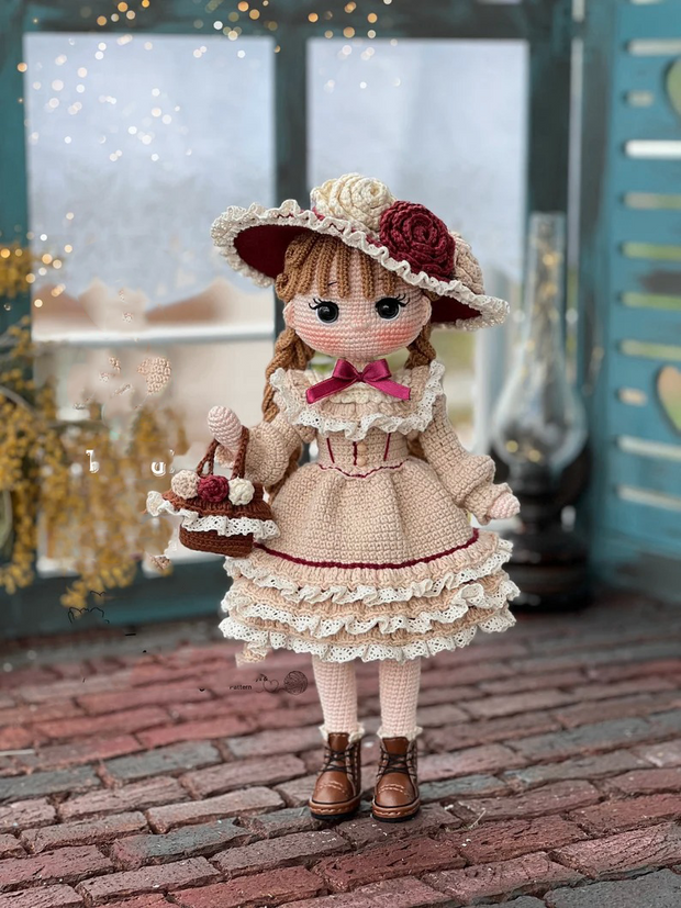 Josephine doll english pattern vintage doll pattern