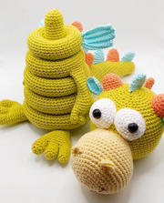 Stacking toy Dragon crochet pattern