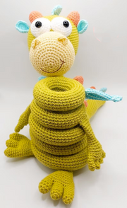 Stacking toy Dragon crochet pattern