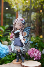 Lunaria the Butterfly Fairy Crochet Doll Pattern