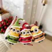 Christmas yellow buddies crochet pattern