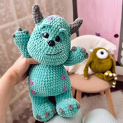 3 in 1 Boo and Mike Wazowsk and Sullivan Crochet Pattern