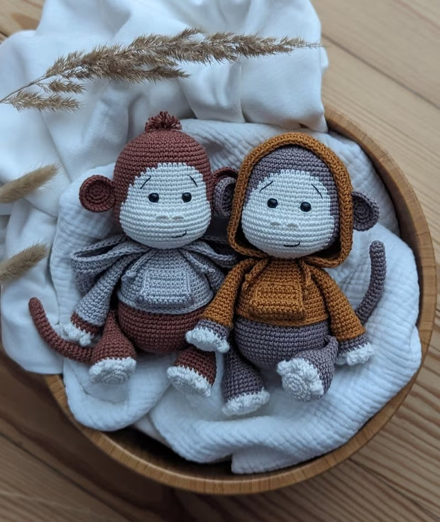 Crochet Pattern Amigurumi Monkey