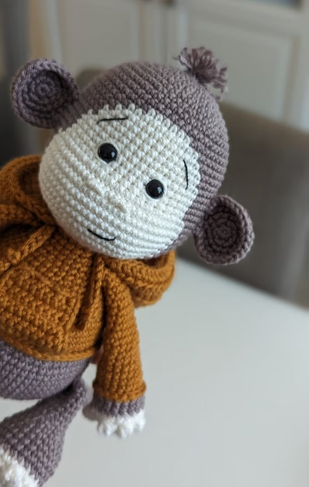 Crochet Pattern Amigurumi Monkey