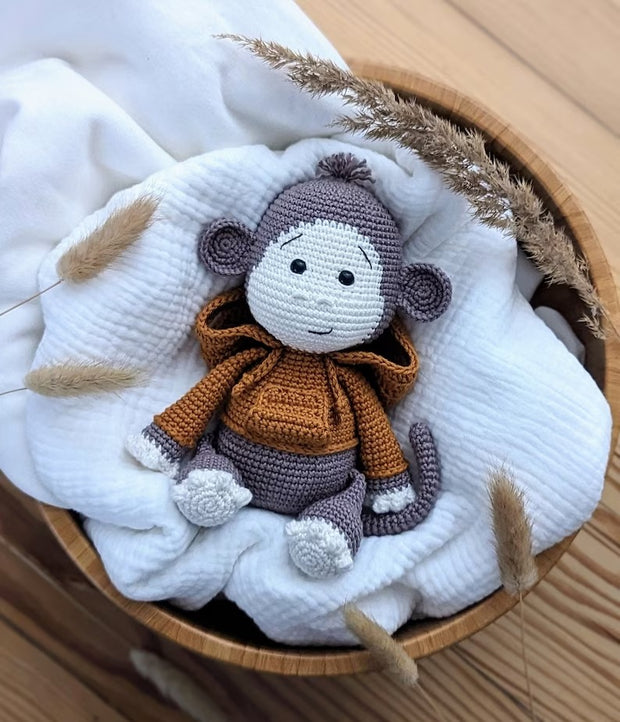 Crochet Pattern Amigurumi Monkey