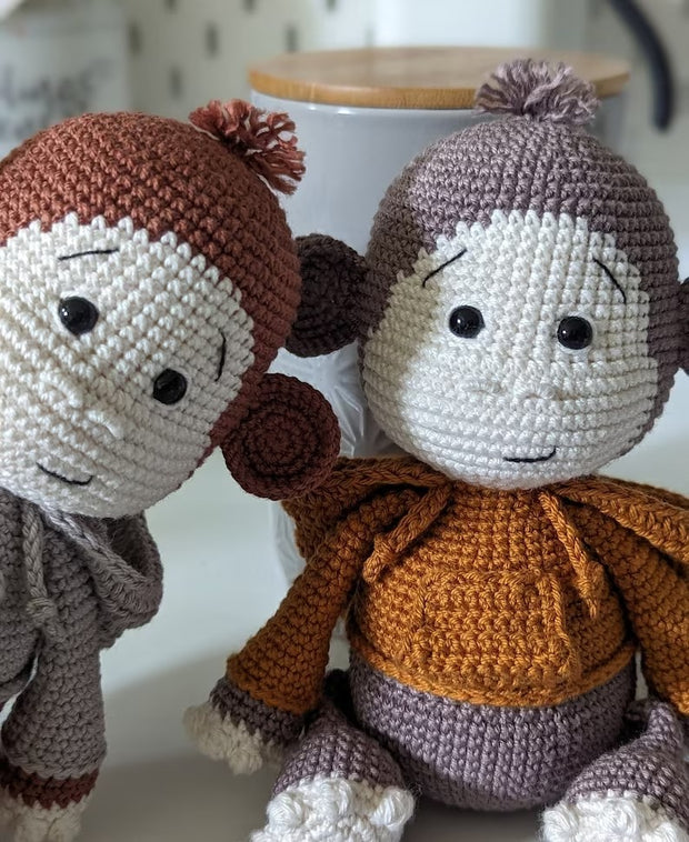 Crochet Pattern Amigurumi Monkey