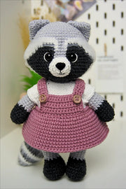 Сrochet pattern Raccoon 2in1 (boy and girl)