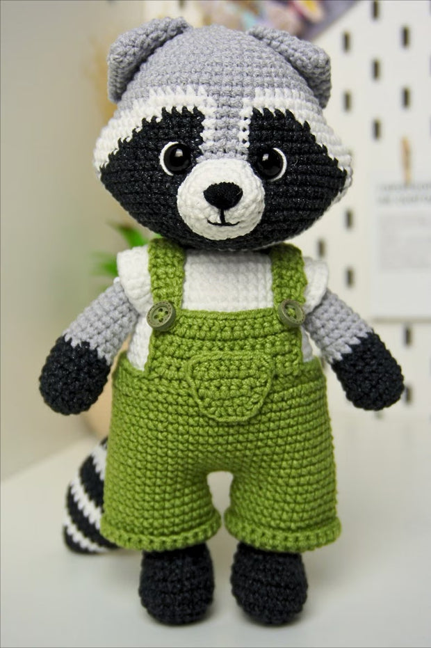 Сrochet pattern Raccoon 2in1 (boy and girl)