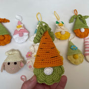 Set of 12 Gnomes Crochet Pattern Bundle