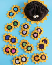 Sunflower Memory Game with Sunflower bag