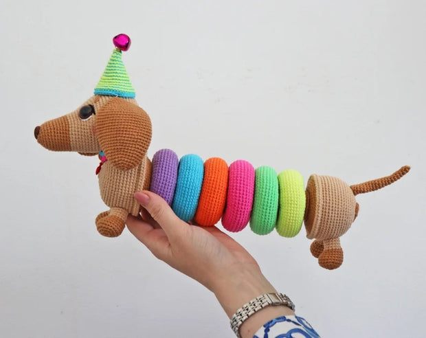 DOG STACKING TOY Crochet Pattern