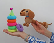 DOG STACKING TOY Crochet Pattern