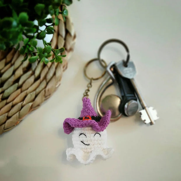 Keyrings Halloween crochet pattern amigurumi keyring