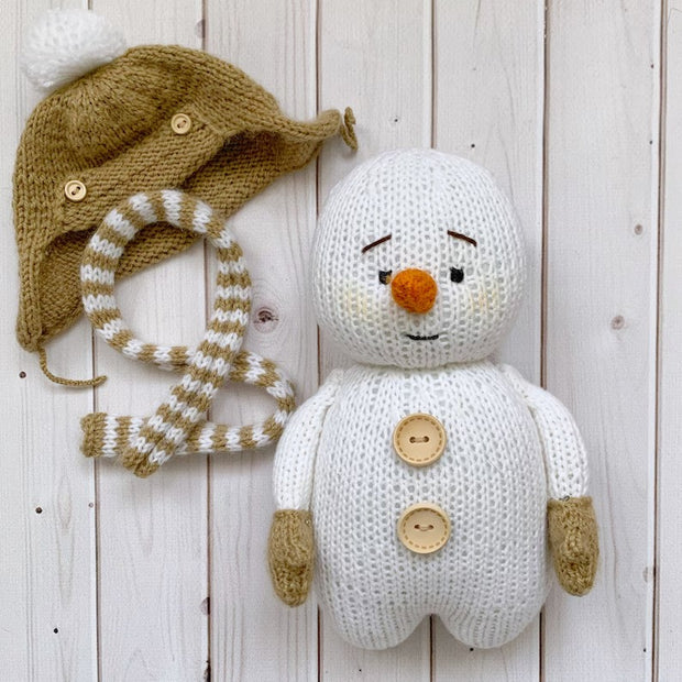 Snowman Knitting Pattern