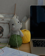 Crochet pattern for Austin the Hippo