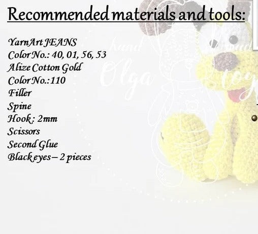 Set of 2 Crochet Pattern, Cat and dog