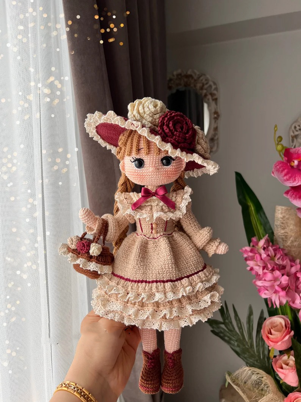 Josephine doll english pattern vintage doll pattern
