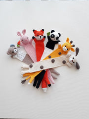 The crochet animal bookmark