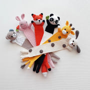 The crochet animal bookmark