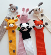 The crochet animal bookmark