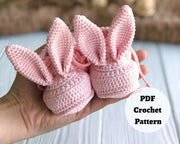 Bunny slippers crochet pattern