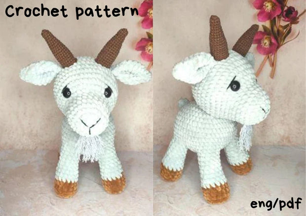 Goat amigurumi pattern