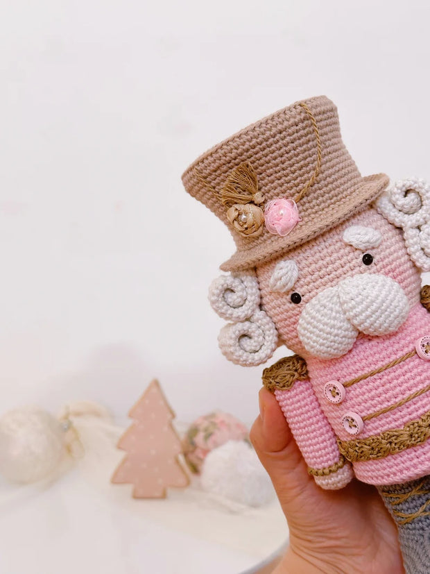 Theo the christmas crackernut amigurumi