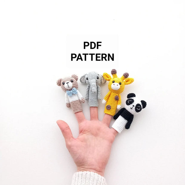 Crochet Finger Puppets Pattern