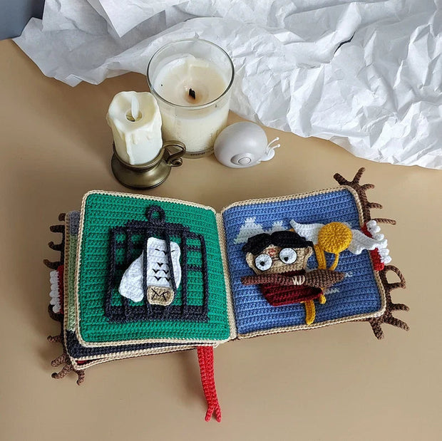 Wizard Quiet Book crochet pattern