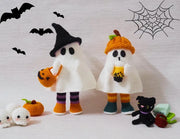 Crochet Ghost Friends Pattern Halloween