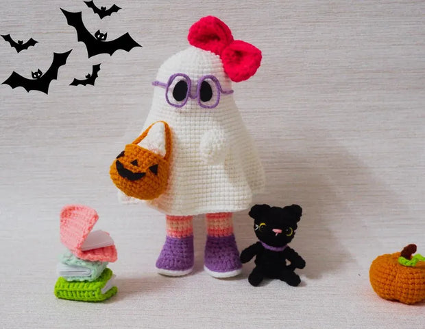 Crochet Ghost Friends Pattern Halloween