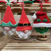 10 in 1 Christmas gnomes crochet pattern