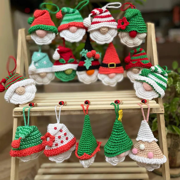 24 Christmas gnomes for Advent Calendar! crochet pattern