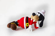 CROCHET PATTERN Christmas Dog Goofy 31 cm