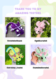 Blossom the Dragon Pdf Pattern Amigurumi