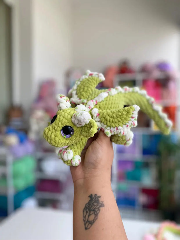 Blossom the Dragon Pdf Pattern Amigurumi