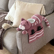 Crochet pattern adorable Cat Sofa Organizer