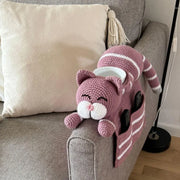 Crochet pattern adorable Cat Sofa Organizer