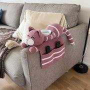 Crochet pattern adorable Cat Sofa Organizer