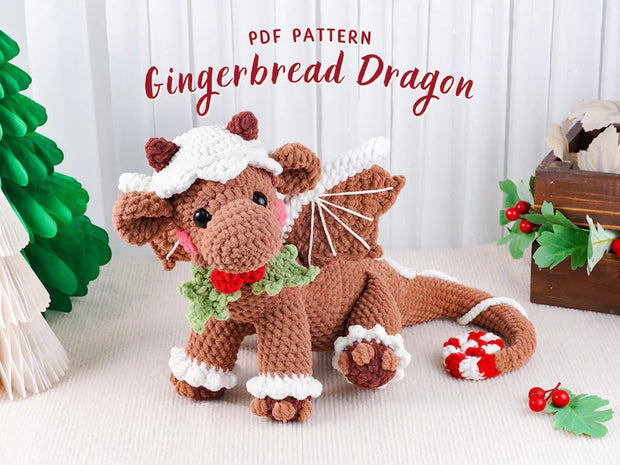 Gingerbread Dragon Crochet Pattern