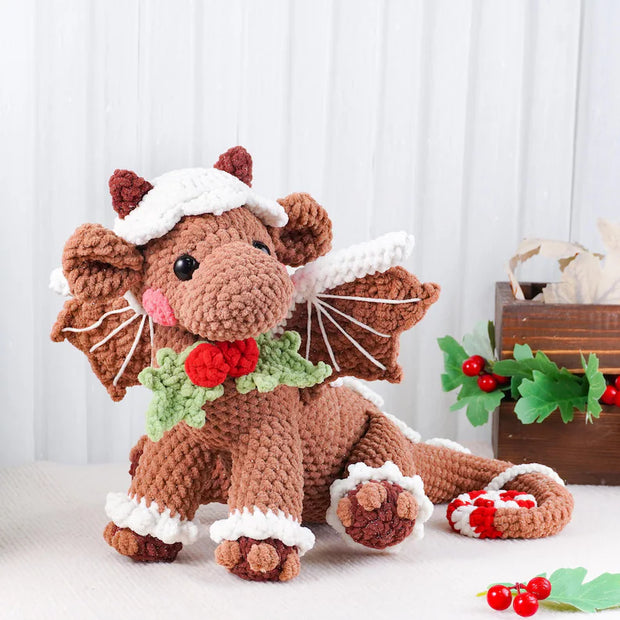 Gingerbread Dragon Crochet Pattern